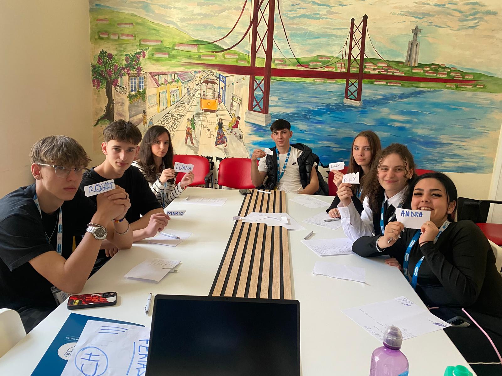 Students at Portuguese course in Lisbon
